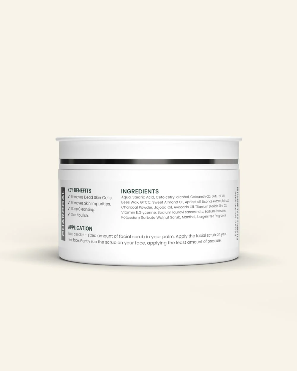 Charcoal Face Scrub - 100g - Image 5